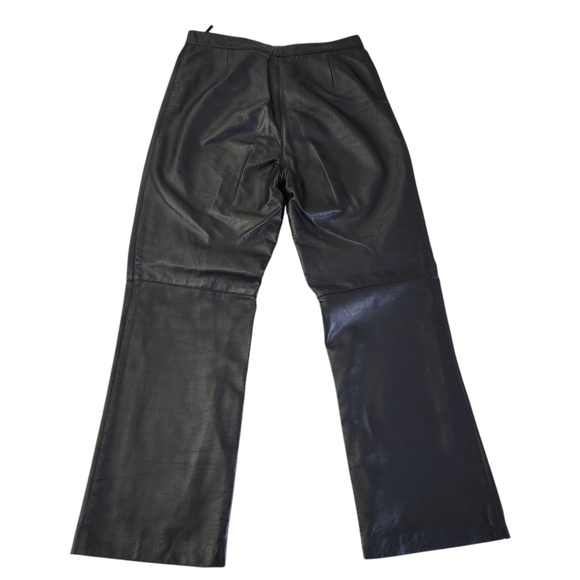BOD & CHRISTENSEN Genuine Leather Soft Pant — Black / Ladies 12 - Picture 2 of 14